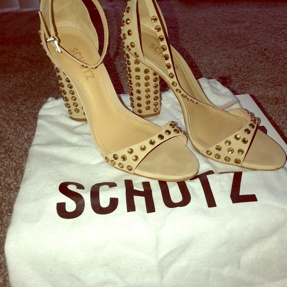 SCHUTZ studded heels